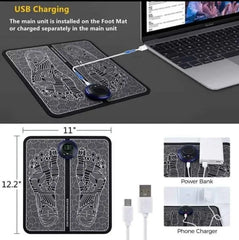 EMS Foot Massager Mat with Remote
