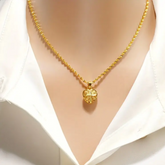 18K Gold Plated Heart Necklace – A Spark of Elegance & Emotion