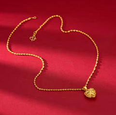 18K Gold Plated Heart Necklace – A Spark of Elegance & Emotion