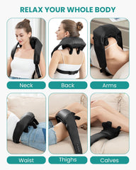 Cordless Neck & Shoulder Massager — Ultimate Relief on the Go
