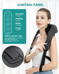 Cordless Neck & Shoulder Massager — Ultimate Relief on the Go