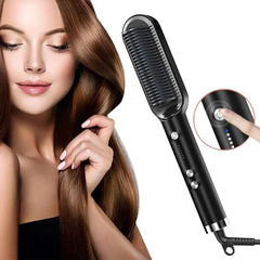 Curling Hair Straightener Brush