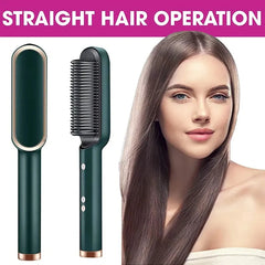 Curling Hair Straightener Brush