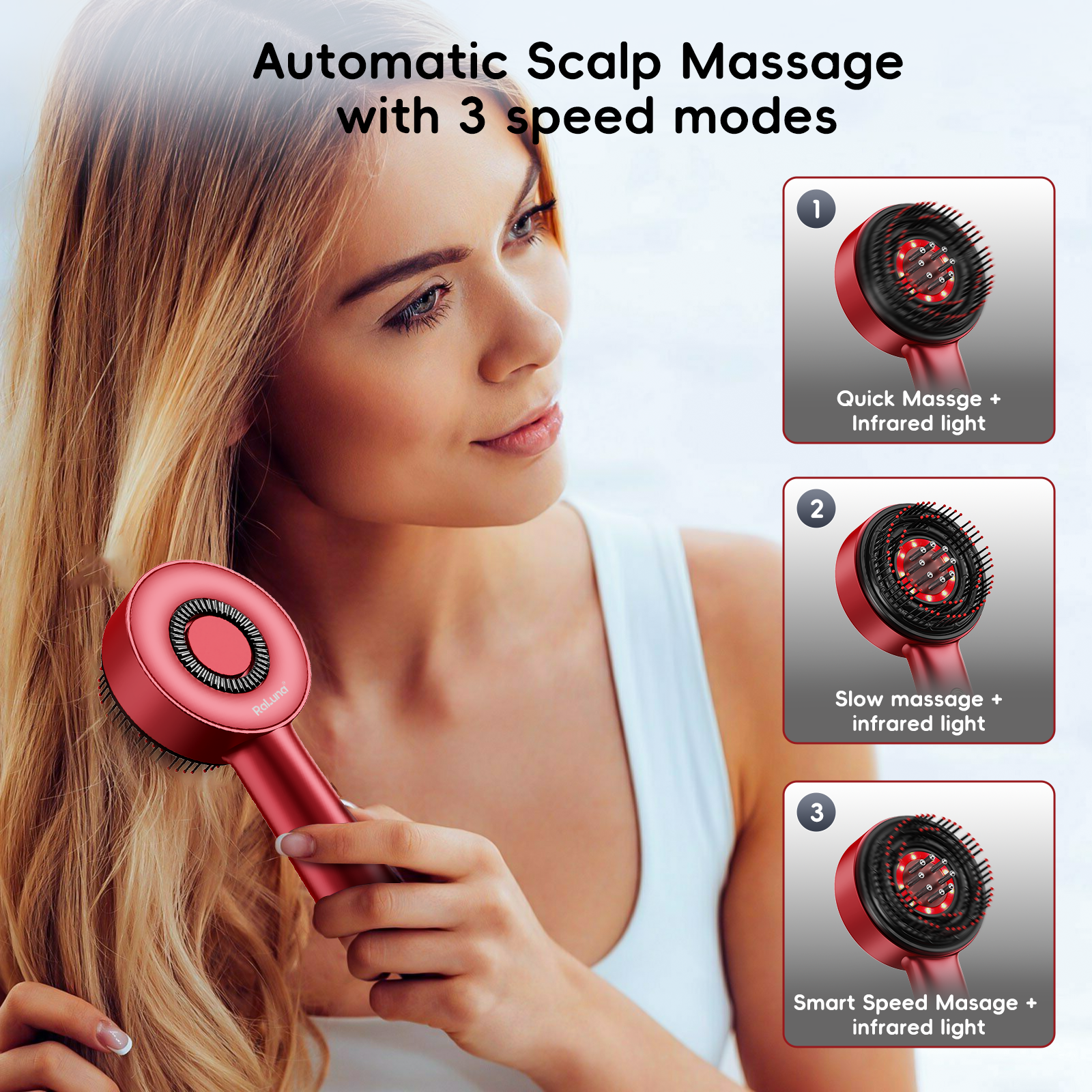 Scalp Massager Brush for Hair Growth and Strength