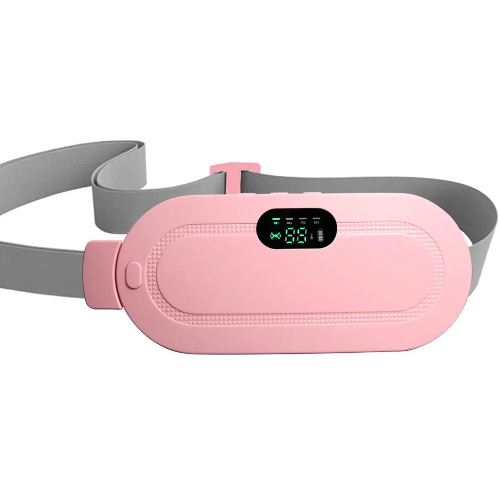 Sika Deer Portable Menstrual Heating Pad for Period Cramps Relief – Electric Waist Belt with 5 Heat Settings & 4 Massage Modes – Cramp Relief Device for Women & Girls