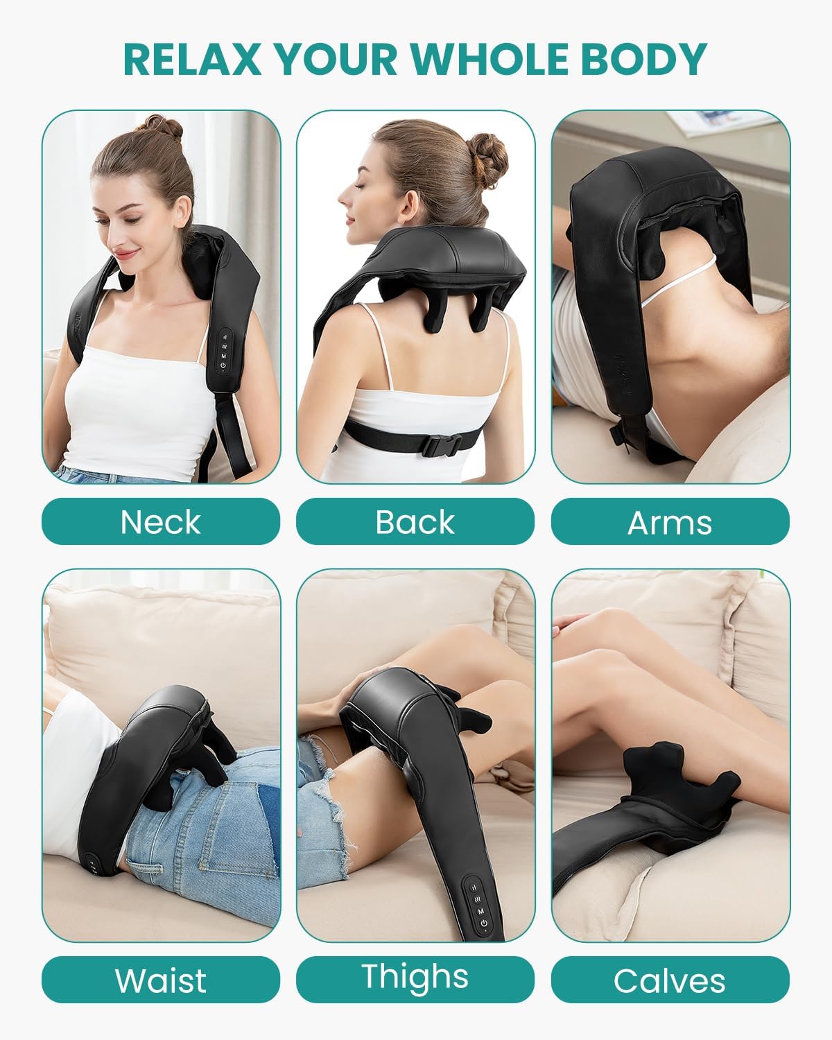 Cordless Neck & Shoulder Massager — Ultimate Relief on the Go