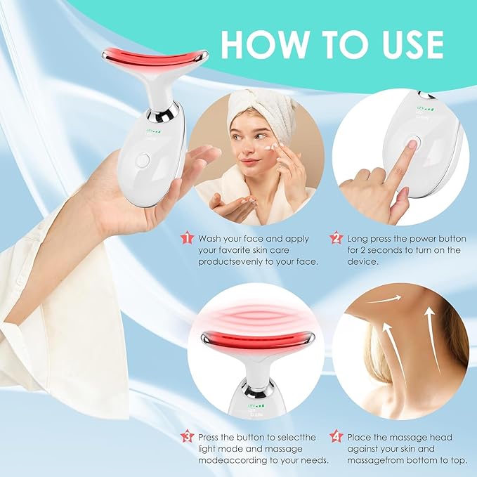 Vaynoor™ EMS Face Lifting Massager – 3 Modes | Anti-Wrinkle | Skin Tightening
